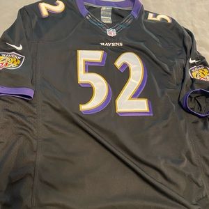 NFL Official Field Baltimore Ravens #52 XXXL Ray Lewis Jersey
